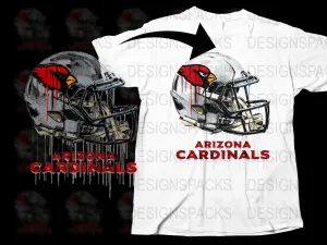 Arizona Cardinals Dripping Football Helmet Graphic Png Digital Download