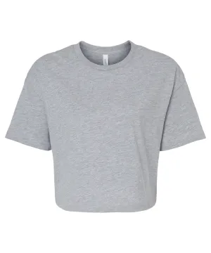 Athletic Heather - Women’s Jersey crop tee