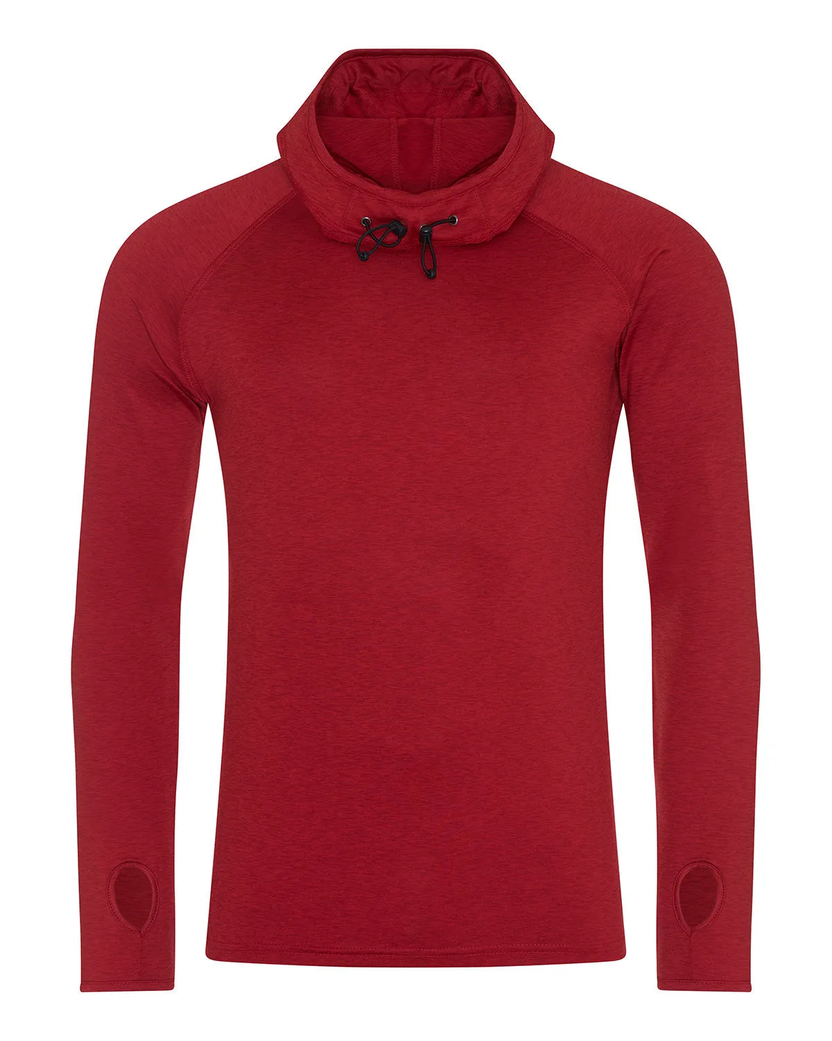 AWDis Men's Cool Cowl-Neck Long-Sleeve T-Shirt