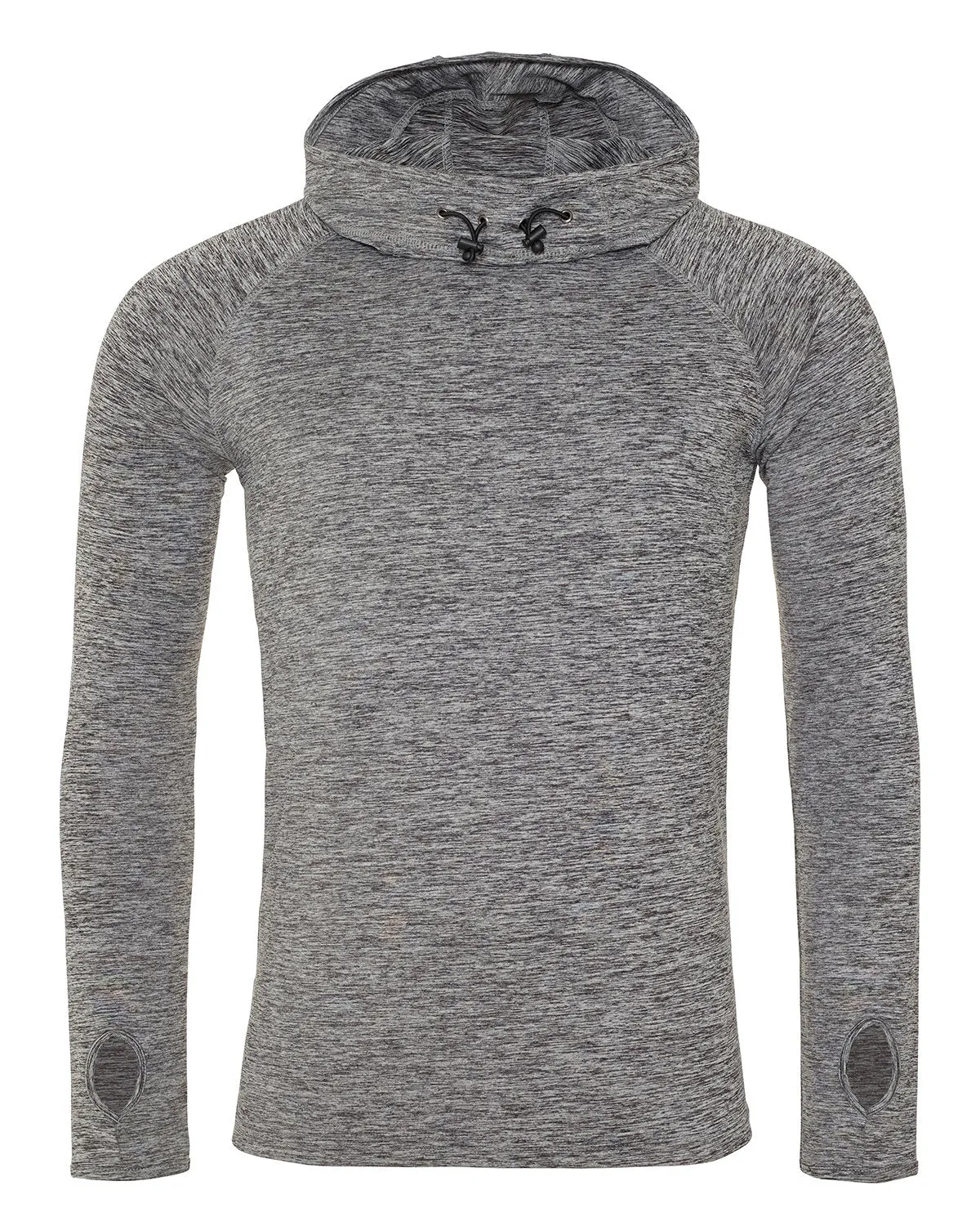 AWDis Men's Cool Cowl-Neck Long-Sleeve T-Shirt