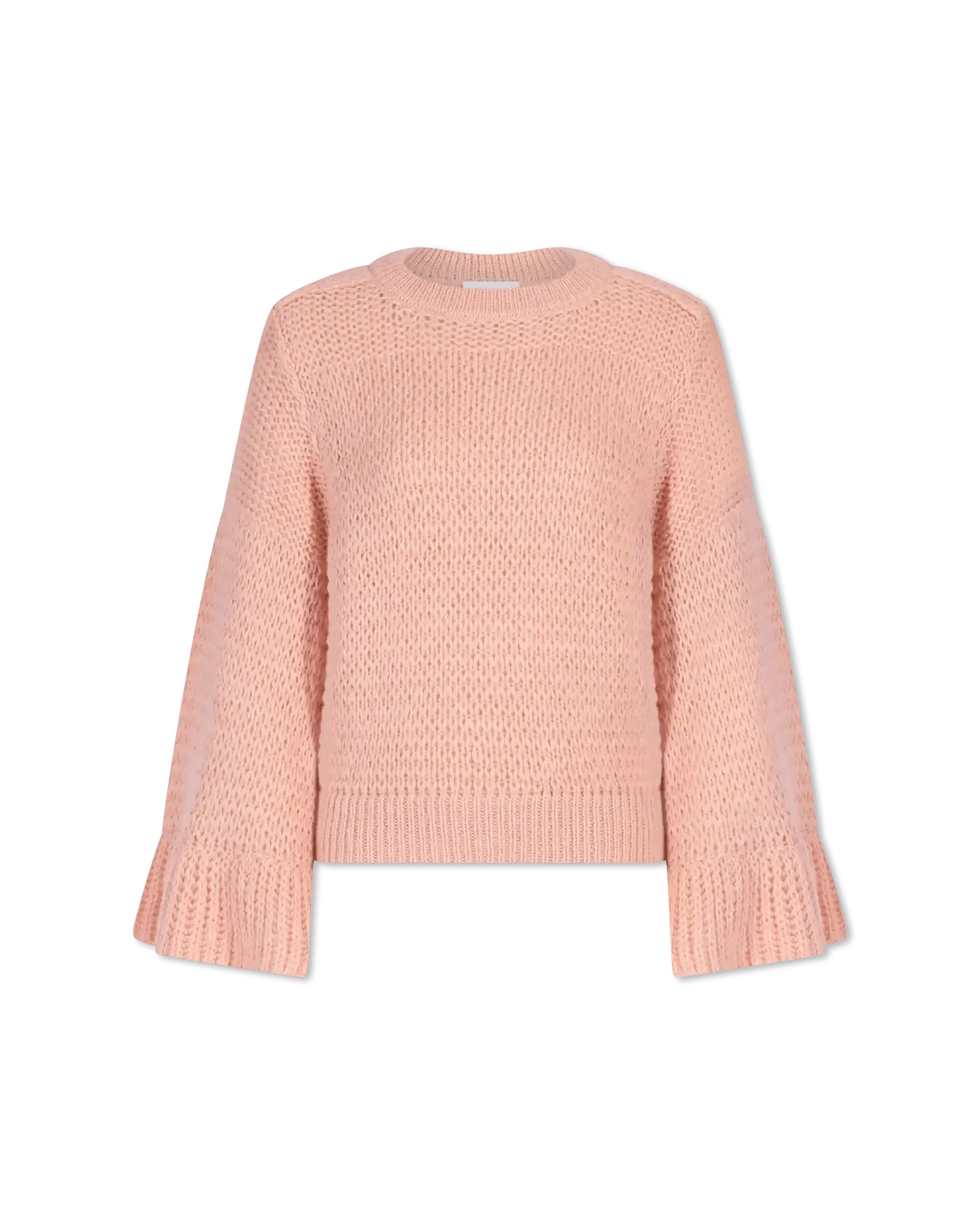 Bell Sleeved Cropped Sweater