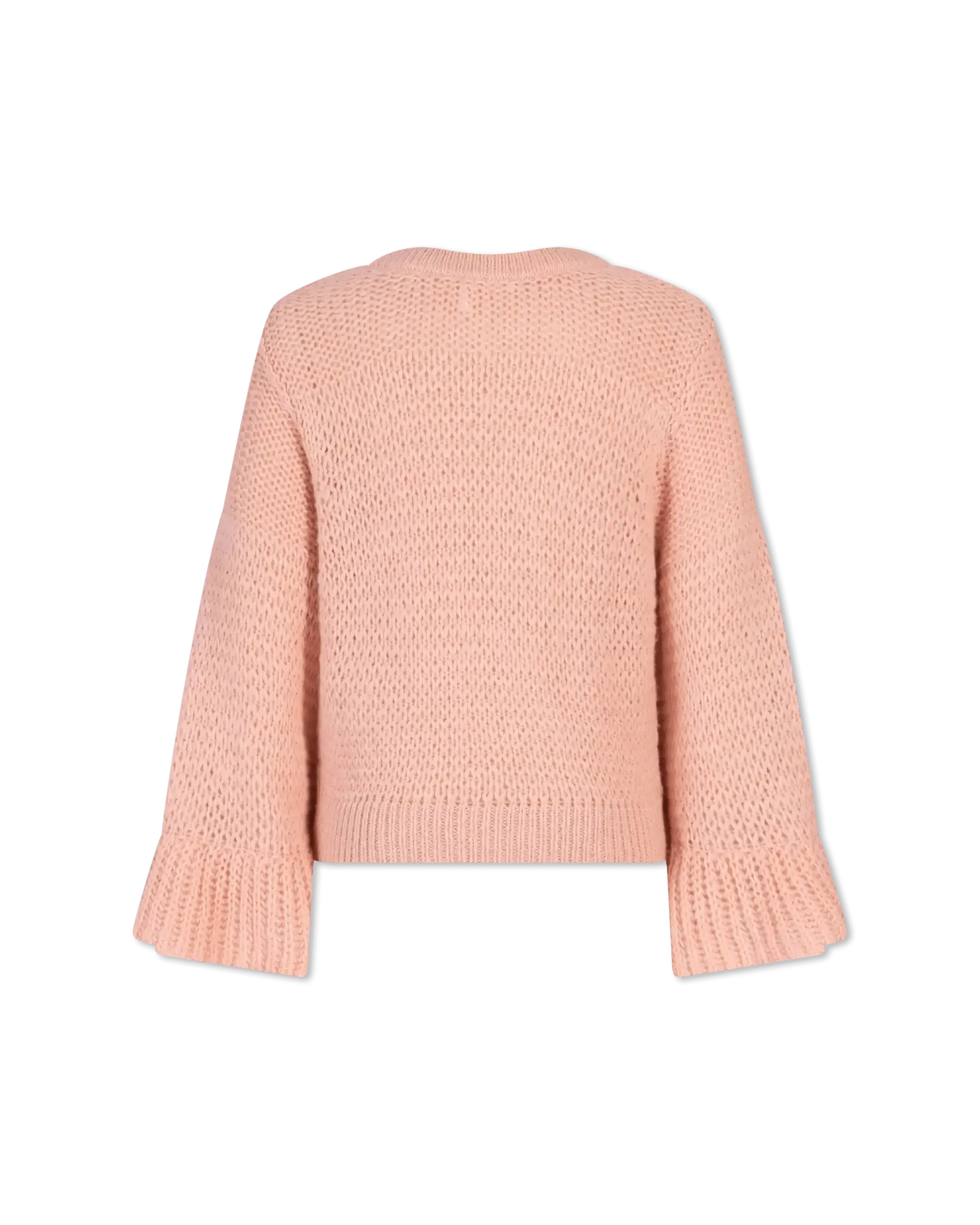 Bell Sleeved Cropped Sweater