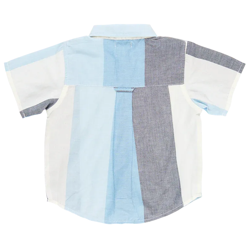 Boys Jack Shirt - Ocean Stripe