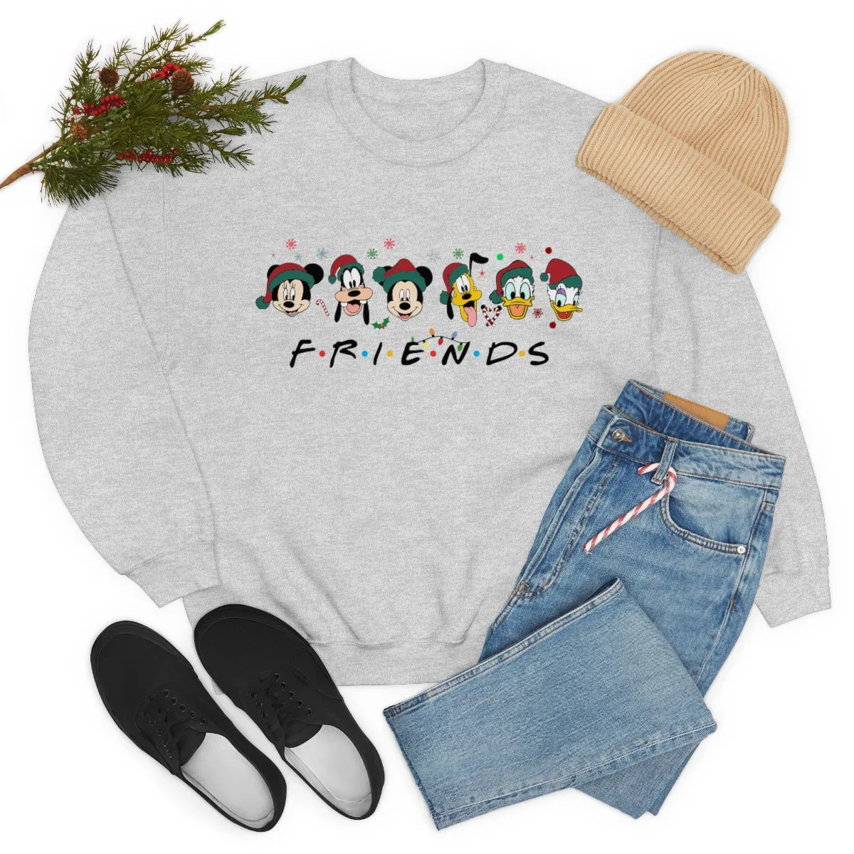 Christmas Friends Sweater Unisex Heavy Blend™ Crewneck Sweatshirt