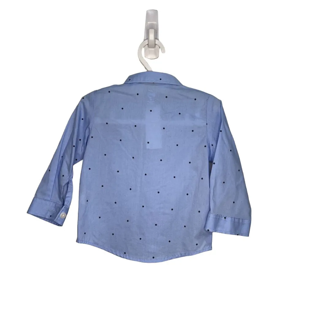 Collared Button-down Dress Shirt