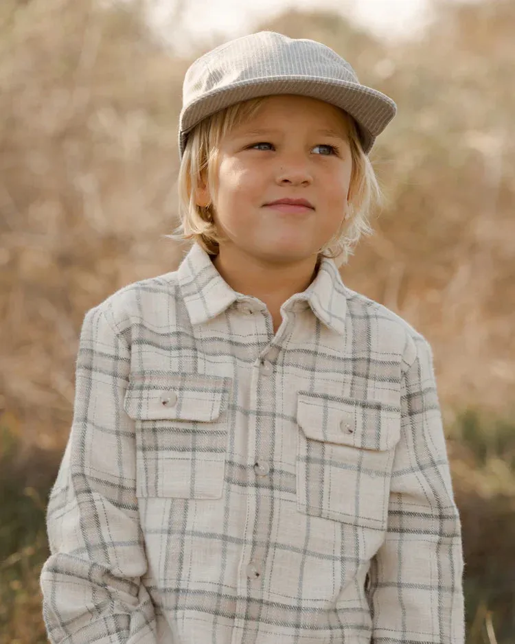 Collared Long Sleeve Shirt - Rustic Plaid *ONE LEFT - 6/12m*