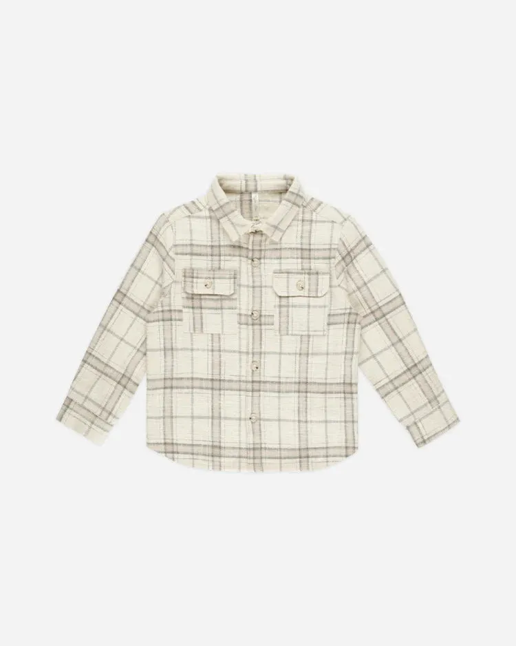 Collared Long Sleeve Shirt - Rustic Plaid *ONE LEFT - 6/12m*