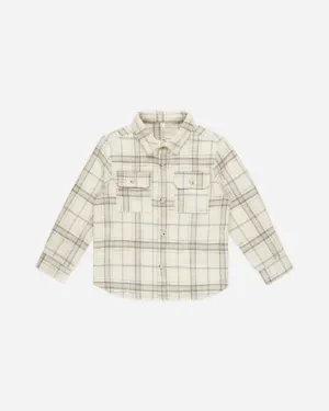 Collared Long Sleeve Shirt - Rustic Plaid *ONE LEFT - 6/12m*