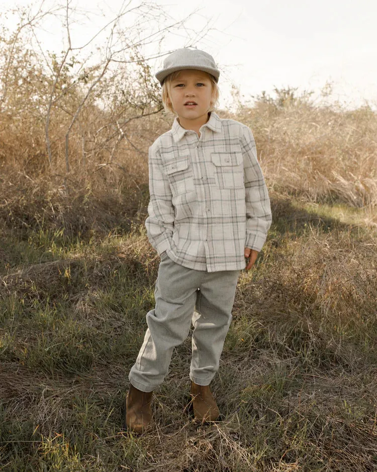 Collared Long Sleeve Shirt - Rustic Plaid *ONE LEFT - 6/12m*