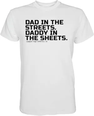 Combat Iron Men's Graphic T-Shirt | Dad in The Street, Daddy in The Sheets | Cotton-Poly Blend