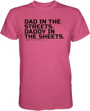 Combat Iron Men's Graphic T-Shirt | Dad in The Street, Daddy in The Sheets | Cotton-Poly Blend