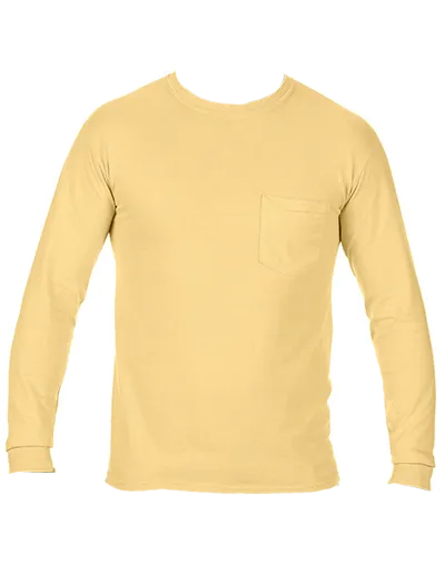 Comfort Colors Adult Heavyweight Long Sleeve Pocket Tee
