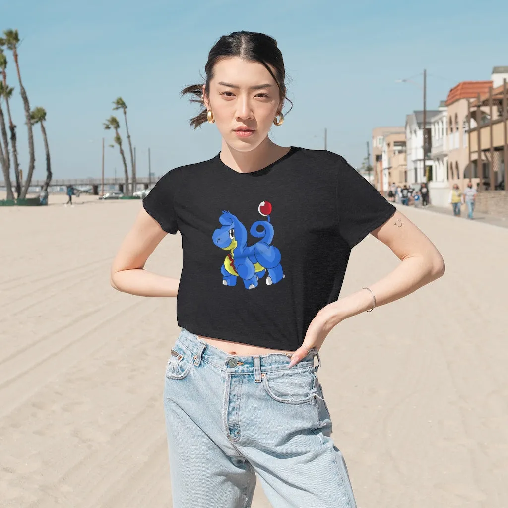 Corteneir Women's Flowy Cropped Tee