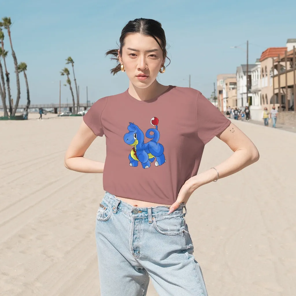 Corteneir Women's Flowy Cropped Tee