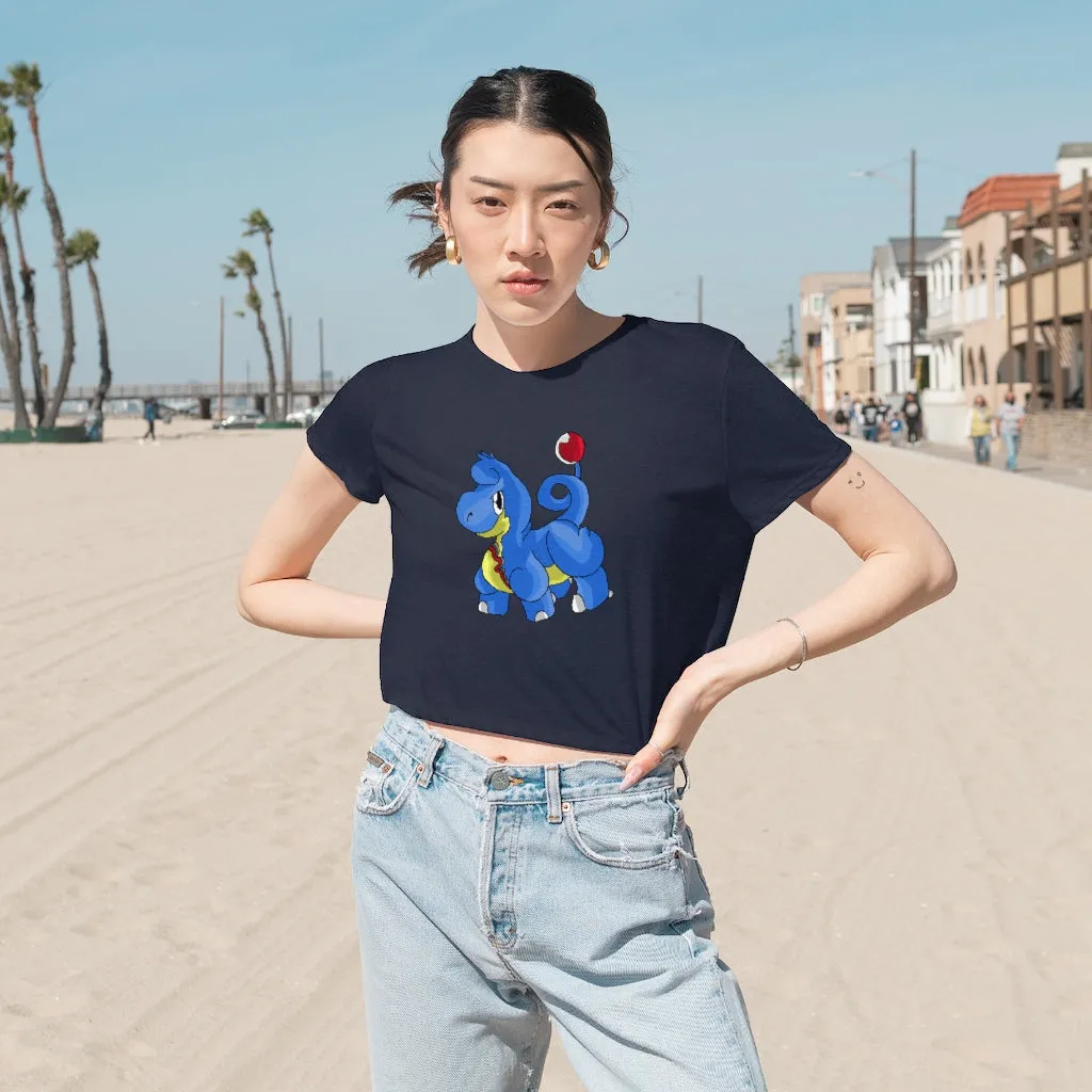Corteneir Women's Flowy Cropped Tee