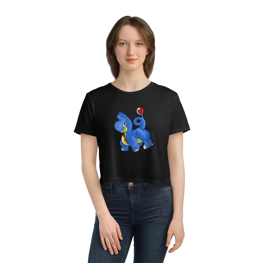 Corteneir Women's Flowy Cropped Tee