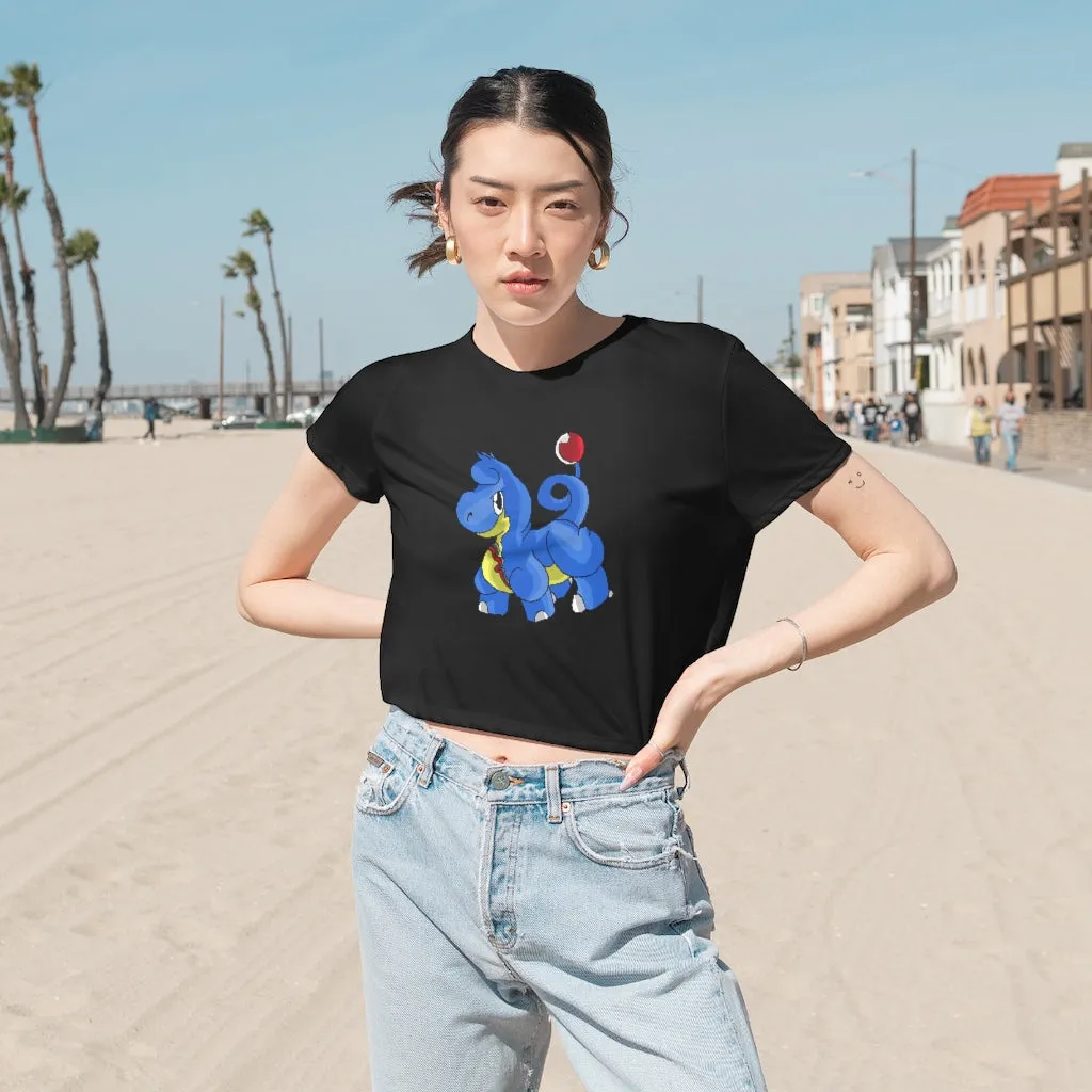 Corteneir Women's Flowy Cropped Tee