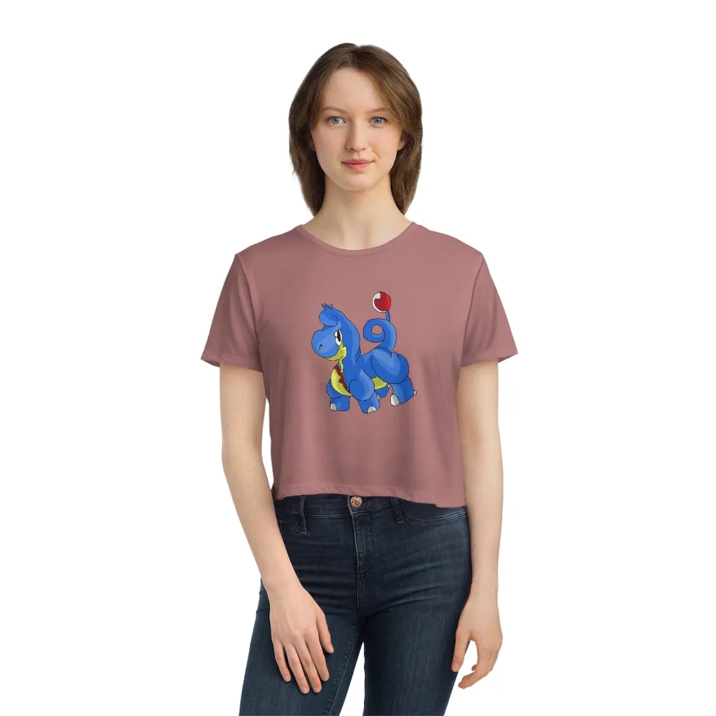 Corteneir Women's Flowy Cropped Tee