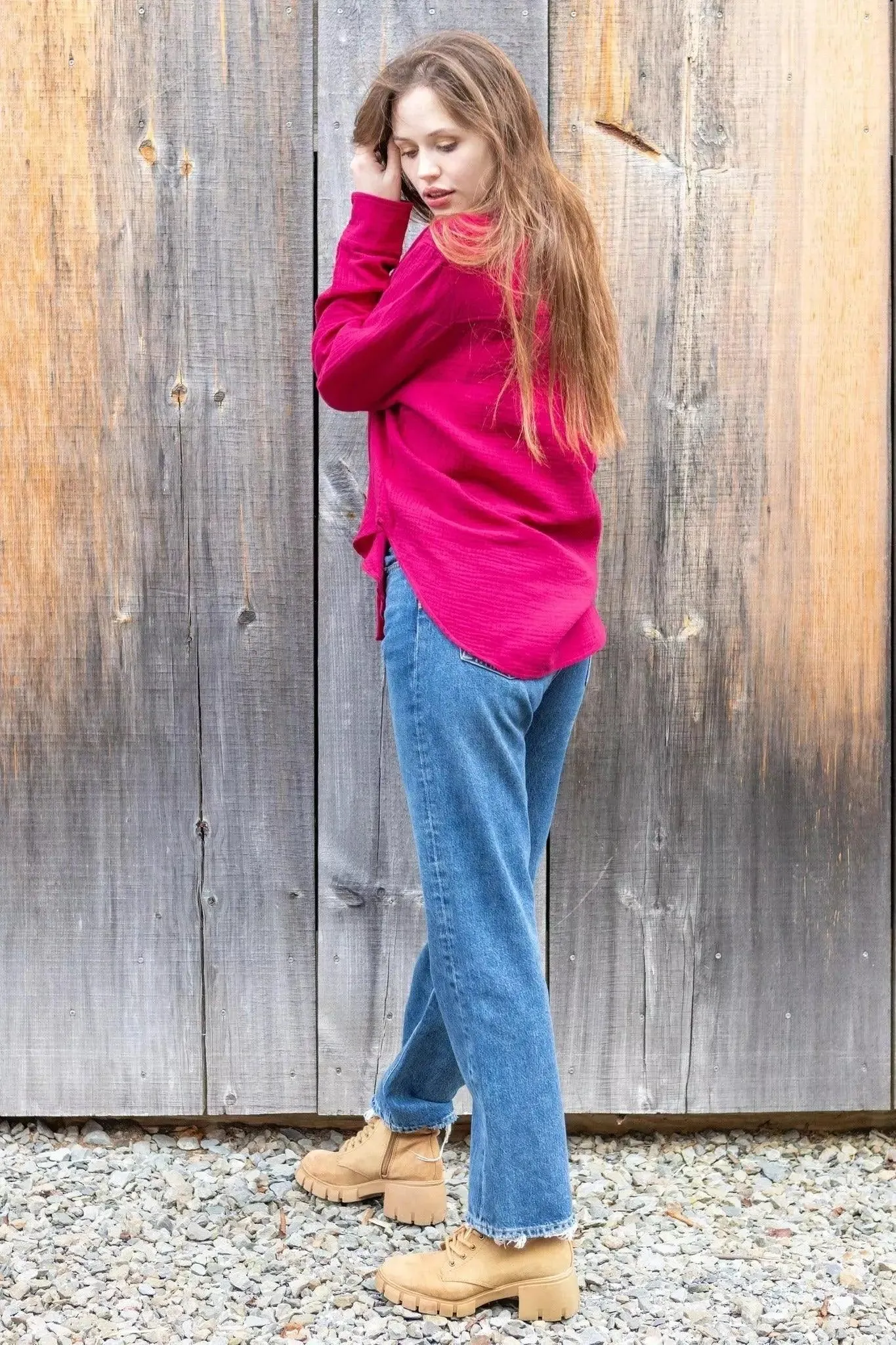 Cotton Button-Down Shirt