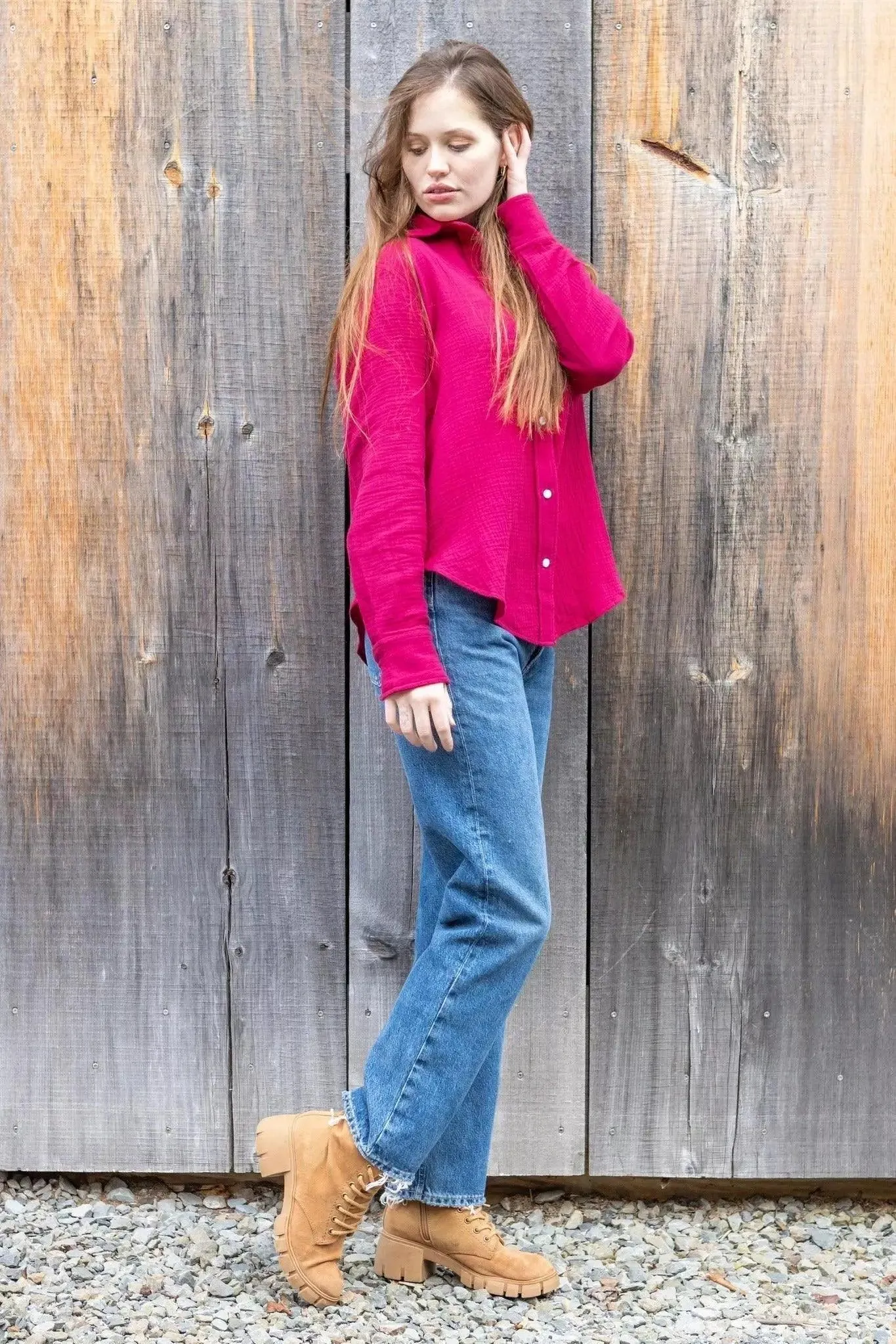 Cotton Button-Down Shirt