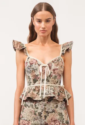 Floreana Jacquard Top
