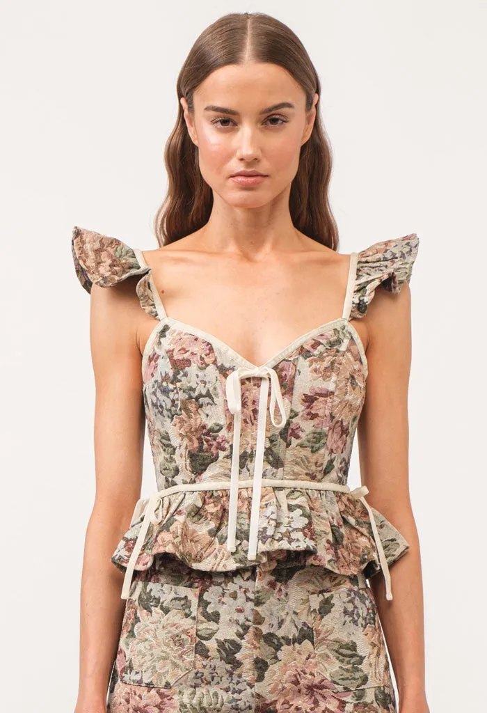 Floreana Jacquard Top