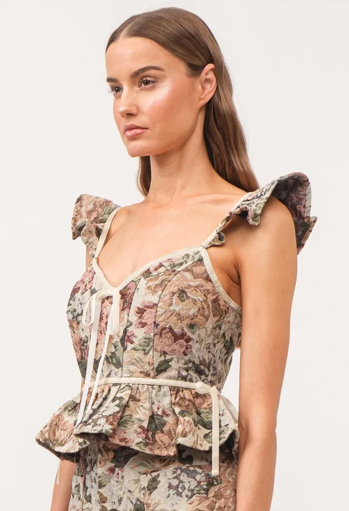 Floreana Jacquard Top