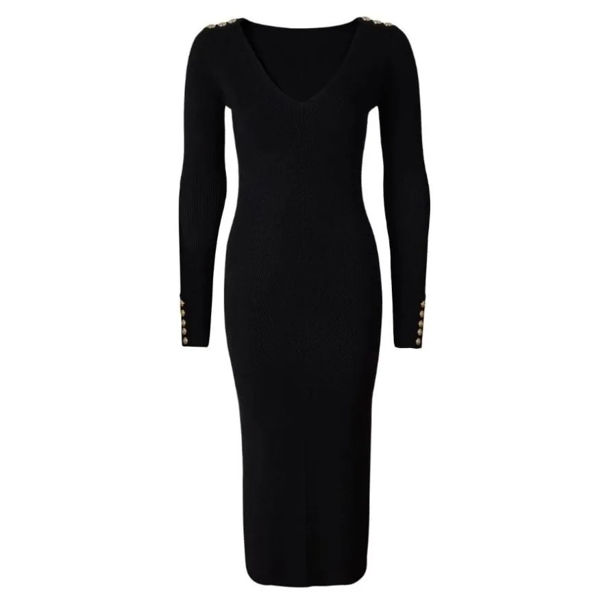 Kensington V-Neck Midi Dress