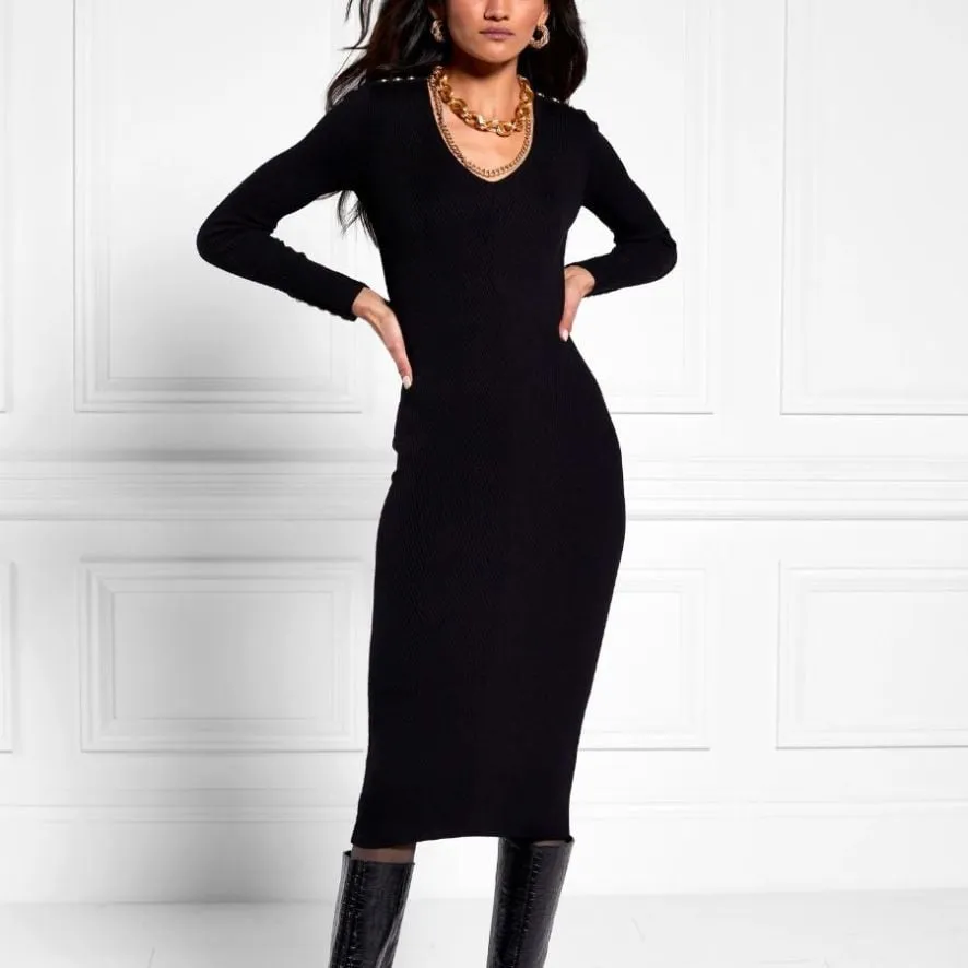 Kensington V-Neck Midi Dress