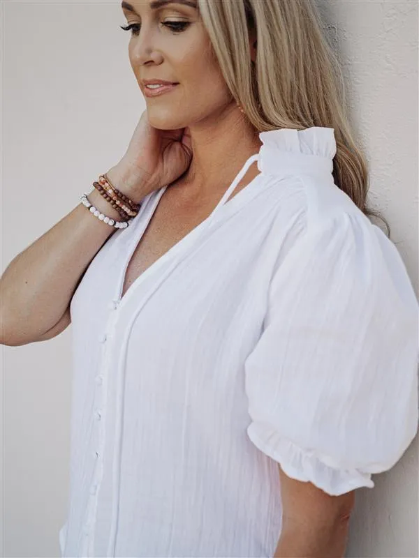 Lydia Button Down Blouse