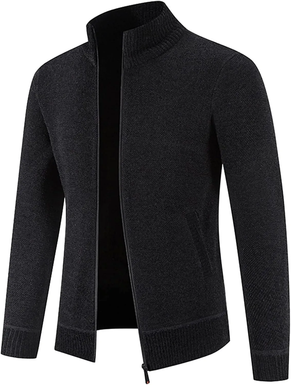Mens Lightweight Sweater Matching Hooded Zipper Warm Cardigan Knitted Coat Fashion Men mens quilted jacket Old