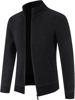 Mens Lightweight Sweater Matching Hooded Zipper Warm Cardigan Knitted Coat Fashion Men mens quilted jacket Old