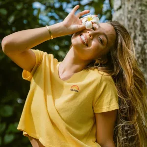 MINI RAINBOW CROP TEE