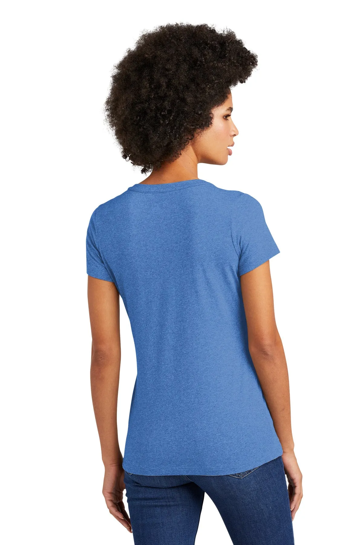 New Era Ladies Heritage Blend V-Neck Tee. LNEA101
