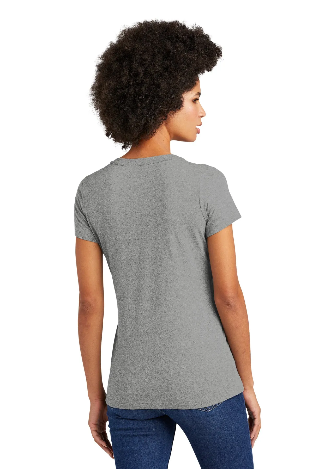 New Era Ladies Heritage Blend V-Neck Tee. LNEA101