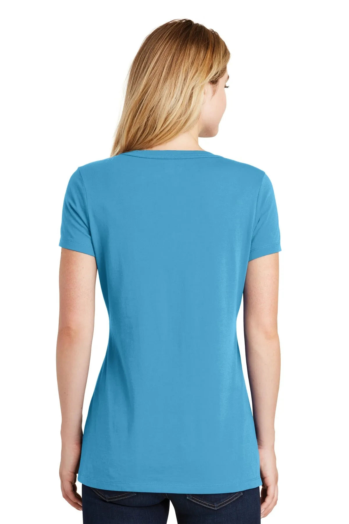 New Era Ladies Heritage Blend V-Neck Tee. LNEA101