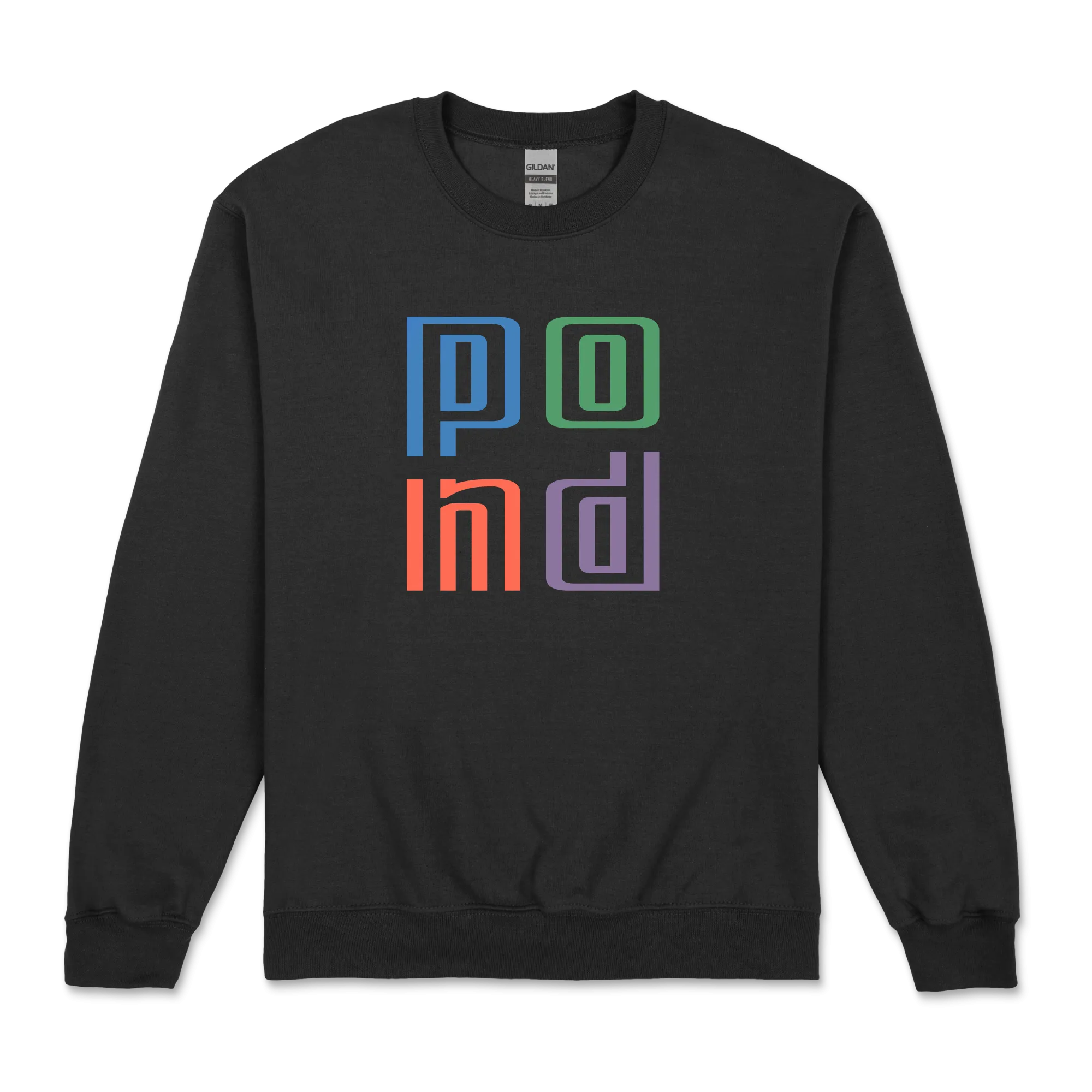 Pond DLX / Black Crewneck Sweater   sticker