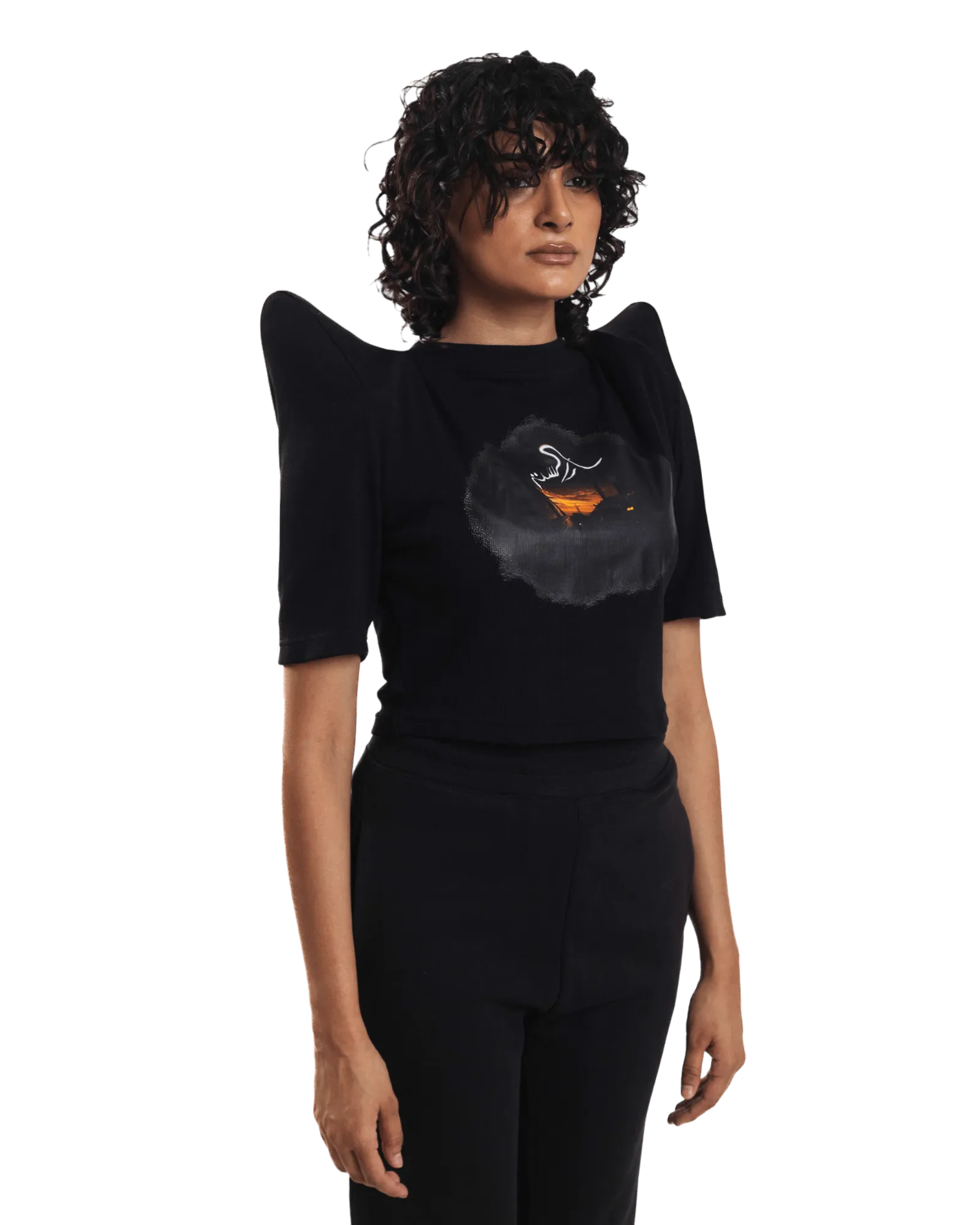 "CAVALRY GROUND" CROP TOP