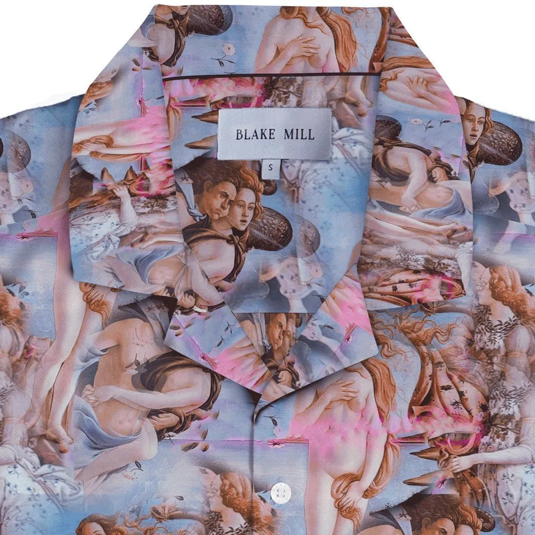Renaissance Genius Open Collar Short Sleeve Shirt