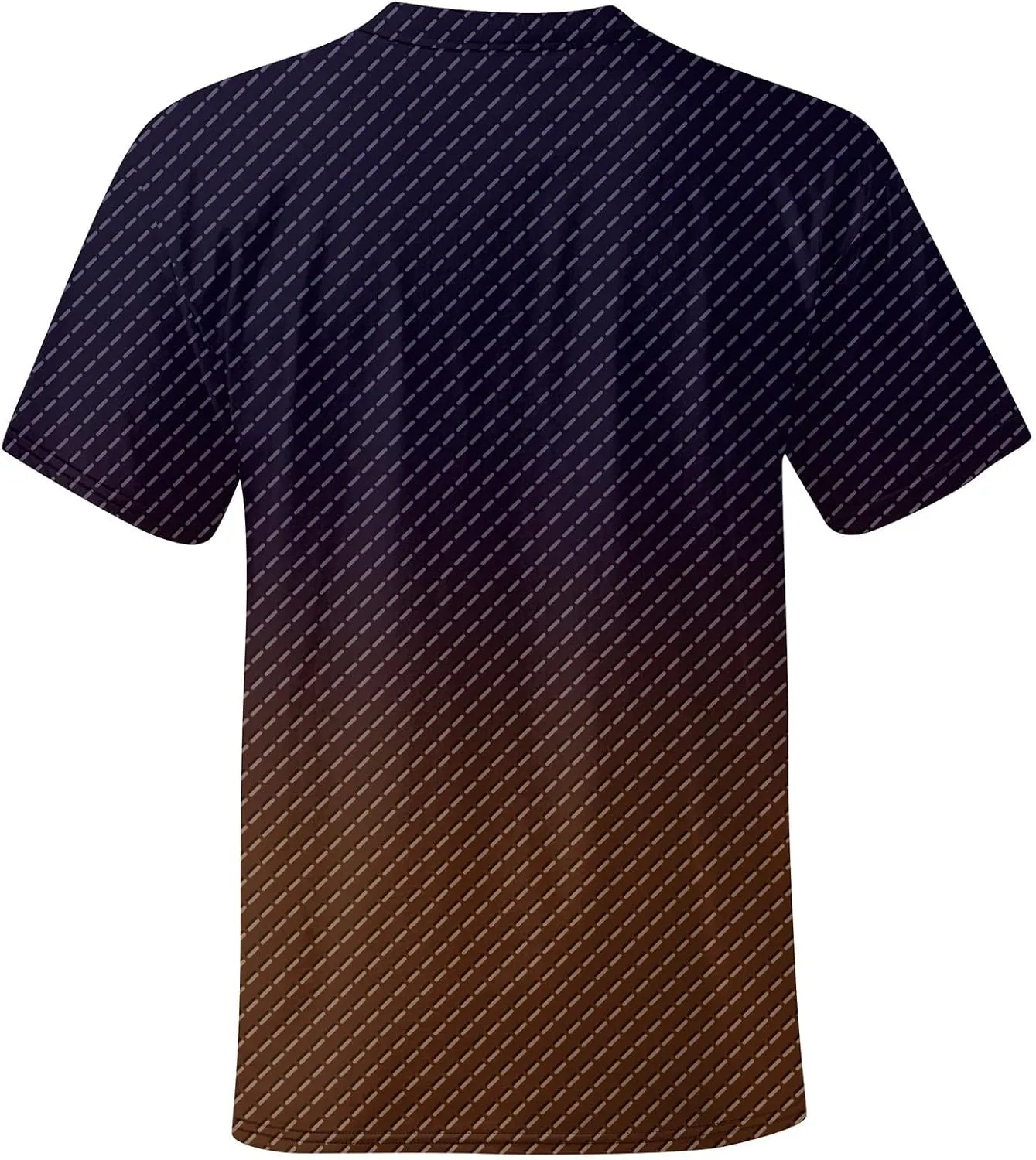 Ymosrh Men's Gradient Color Shirt Short Sleeve Summer Casual Crewneck Basic Tee Shirts Fashion, S-4XL